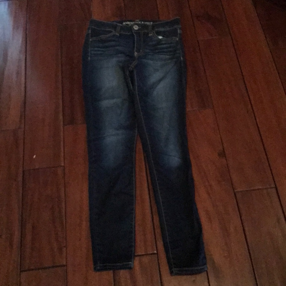 American eagle dark jeans